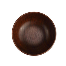 Load image into Gallery viewer, Japanese style wooden salad bowl